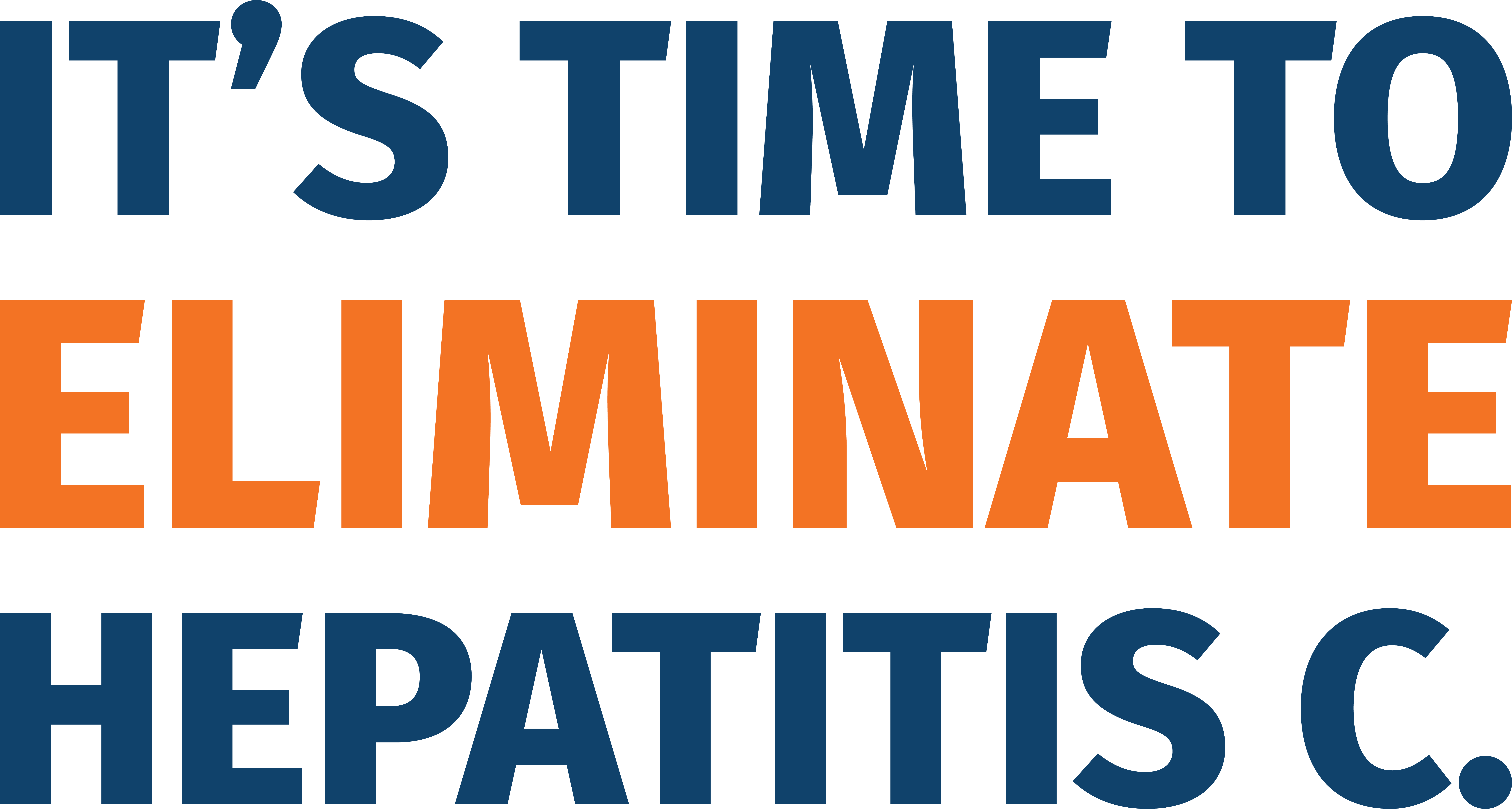 It's time to eliminate hep c graphic