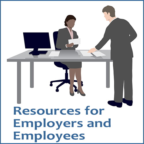 resources for employers and employees icon