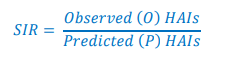 SIR calculation equation