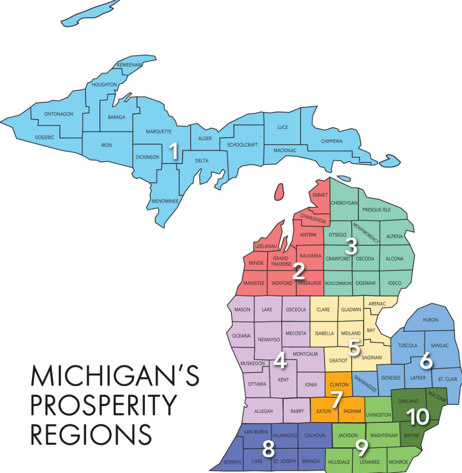 Michigan's Prosperity Region