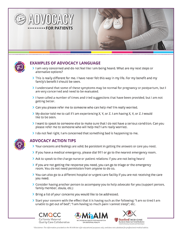 MIAIM Advocacy Language graphic of pdf