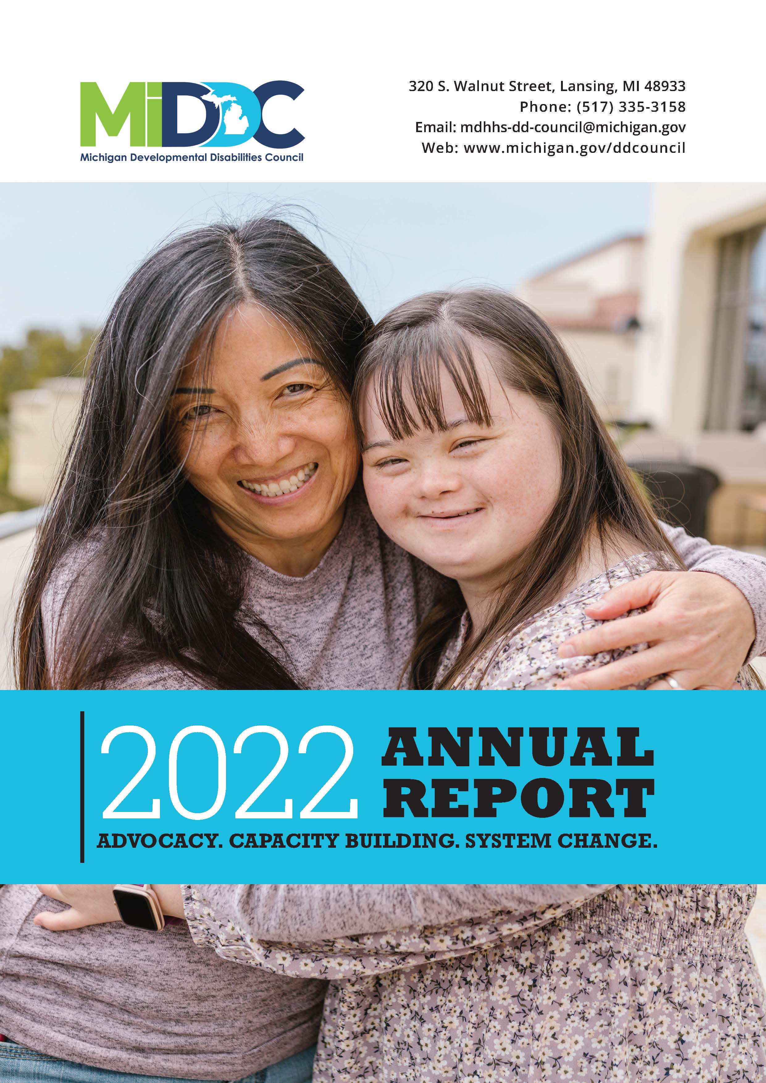 Front Cover of the 2022 MiDDC Annual Report