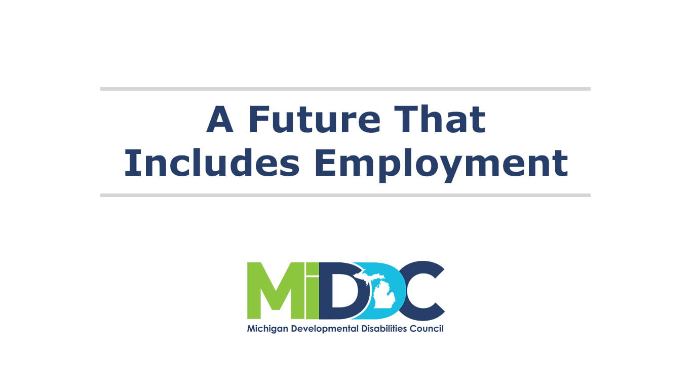 A Future That Includes Employment Logo