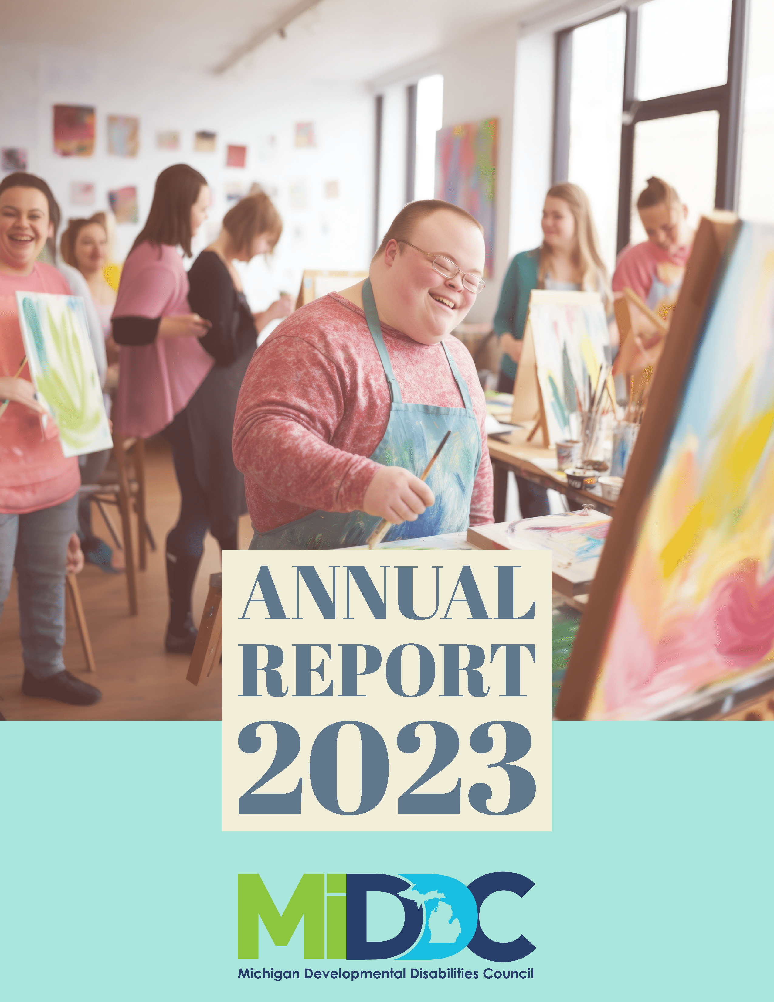 Cover of the 2023 MiDDC Annual Report