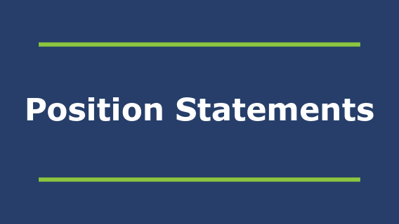 Graphic for Position Statements