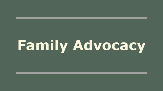Family Advocacy Graphic