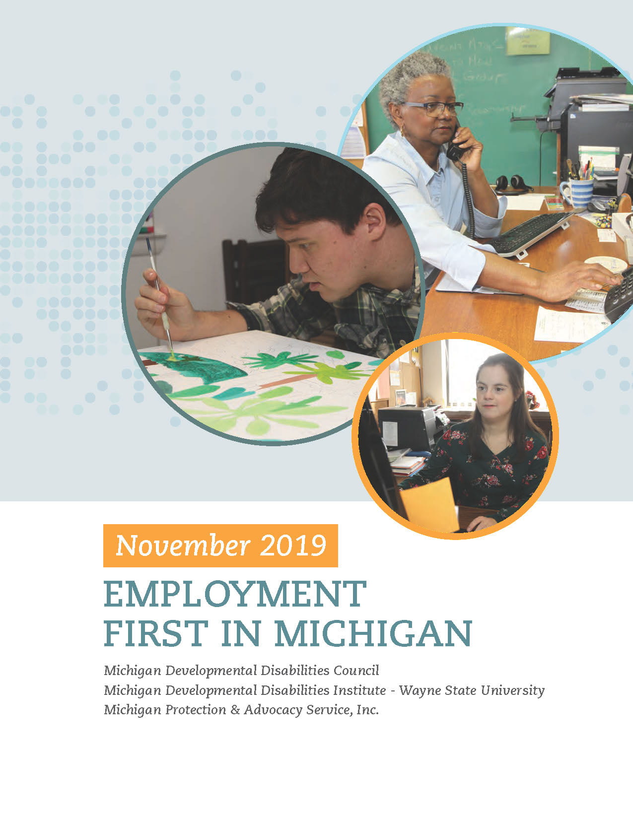 Cover photo of the 2019 Employment First Report