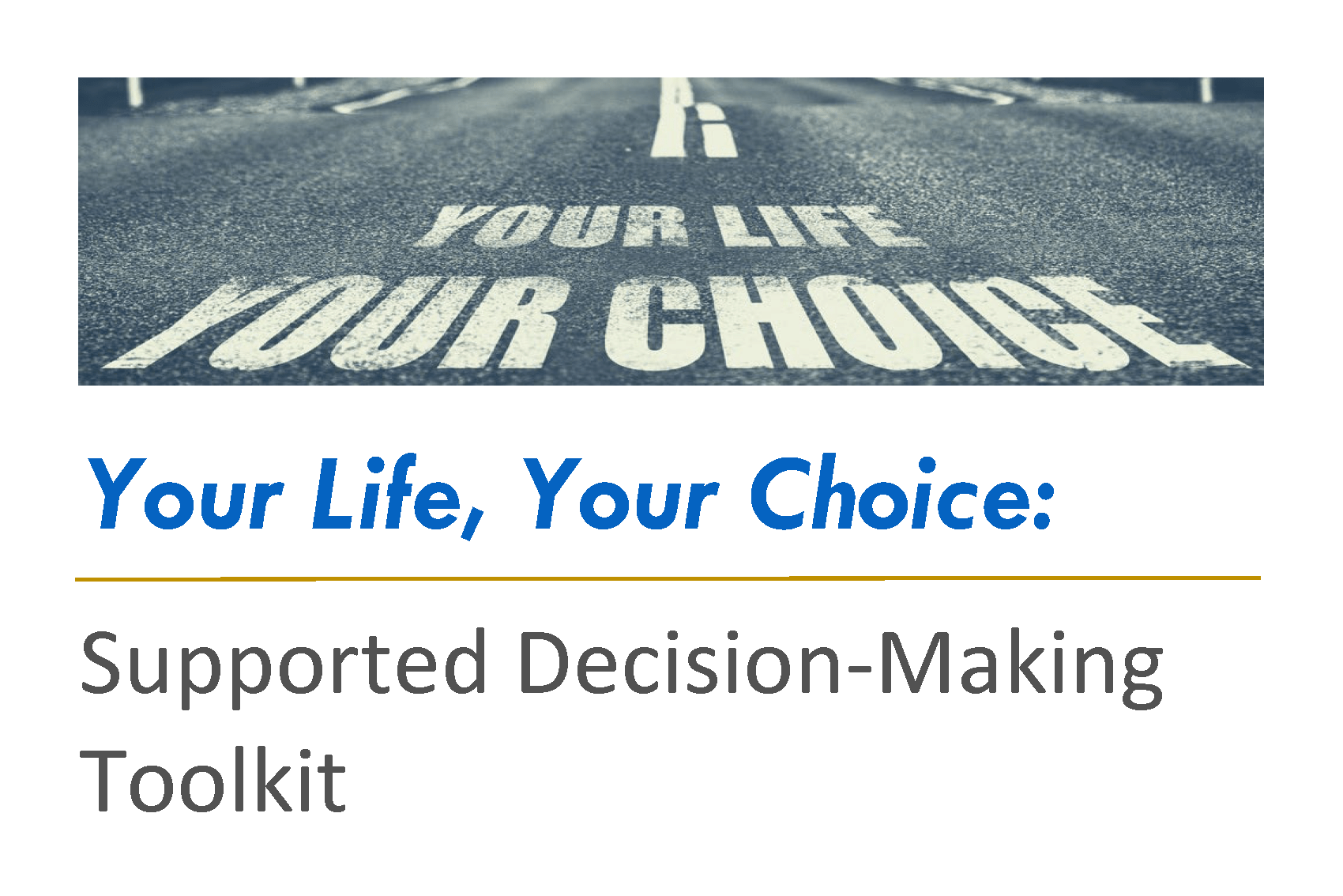 Cover photo of the Supported Decision-Making Toolkit