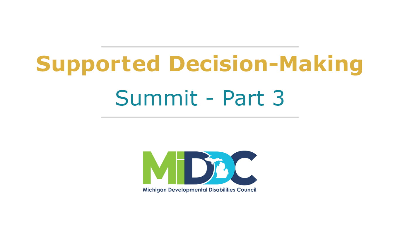 Logo for Supported Decision Making Summit Part 3
