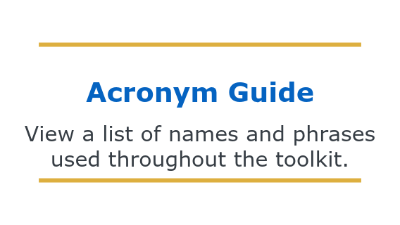 Graphic for Acronym Guide.