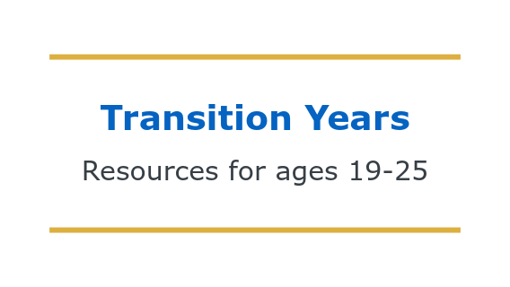 Graphic for Transition Years resources.