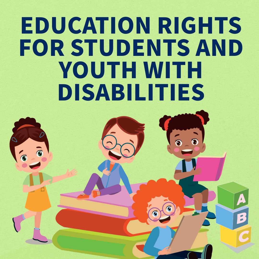 Education Rights for Students and Youth with Disabilities Graphic