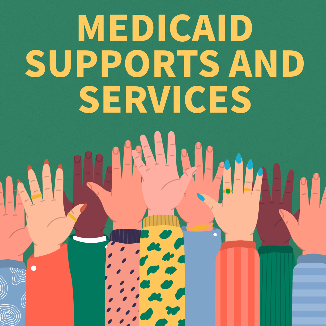 Medicaid Supports and Services Graphic