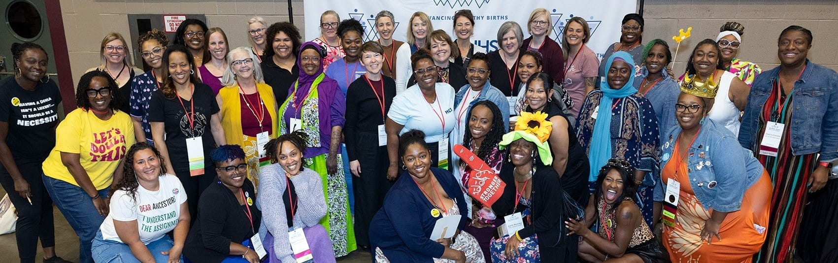 Large Group of Doulas at the Maternal Infant Health Summit 2024