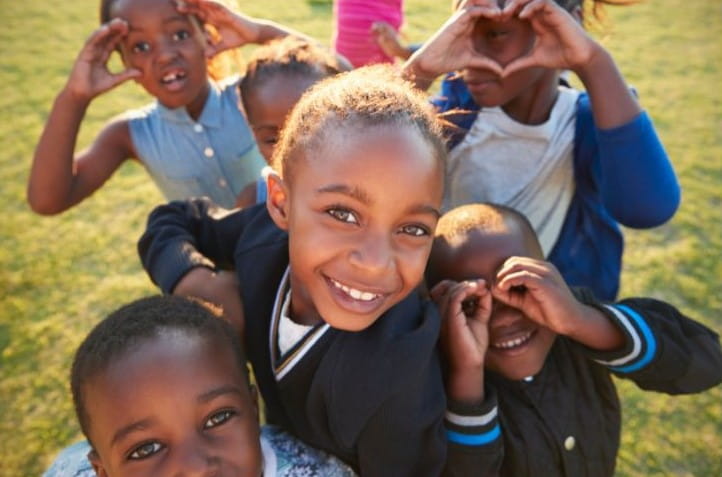 photo of children smiling