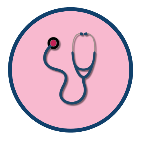 image of books for health professional resource page