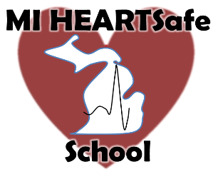 MI HEARTSafe School logo