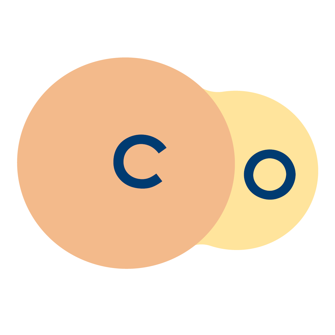 Carbon monoxide molecule