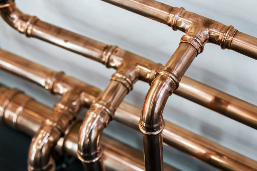 Copper pipes