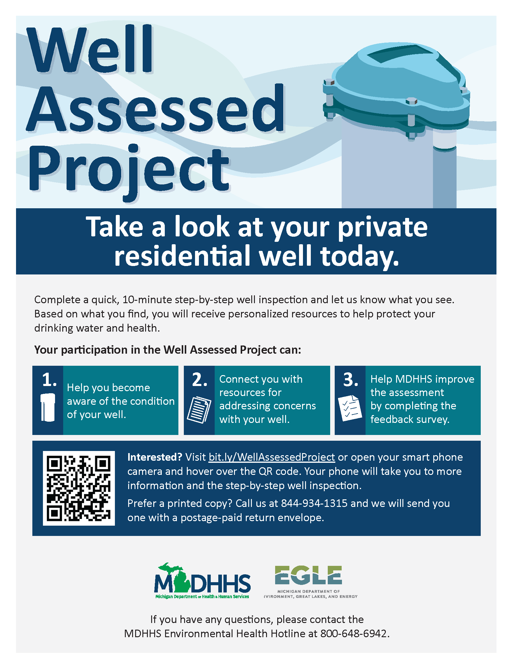 Well Assessed Project Flyer - click for accessible PDF