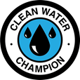 Clean water champion badge