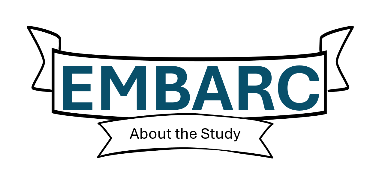 Banner reading EMBARC: About the Study