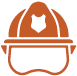 Fire helmet icon