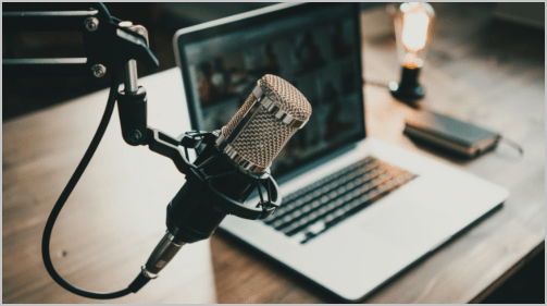 Laptop with microphone
