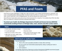 PFAS and Foam fact sheet thumbnail