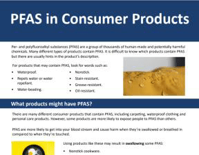 PFAS in Consumer Products fact sheet thumbnail
