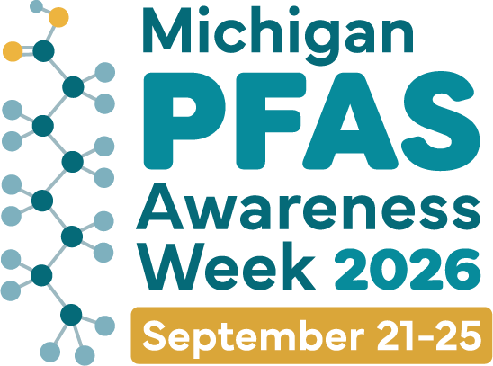 Logo for Michigan's PFAS Awareness Week, which is September 21 to 25, 2026