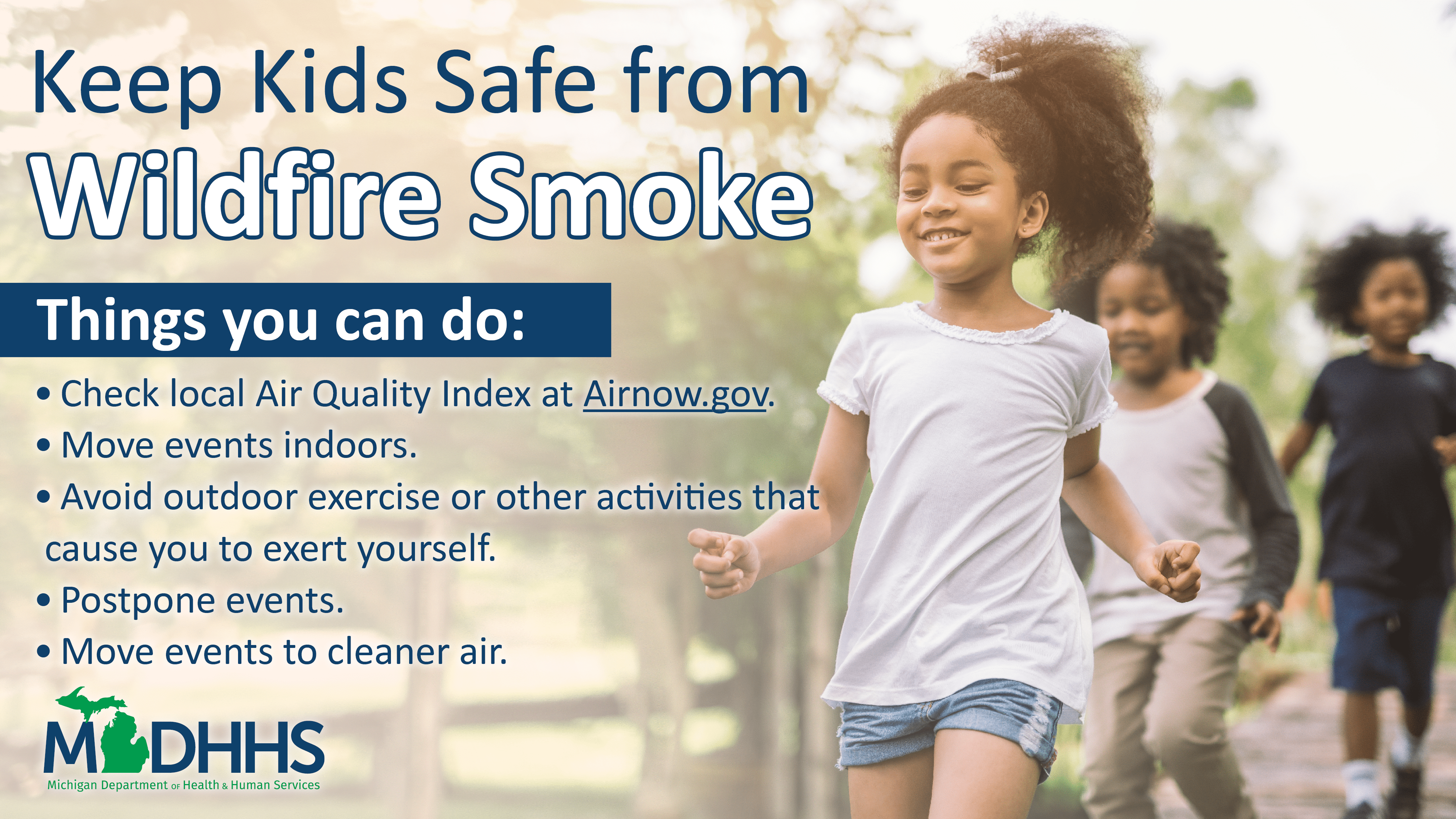 Wildfire smoke social media image