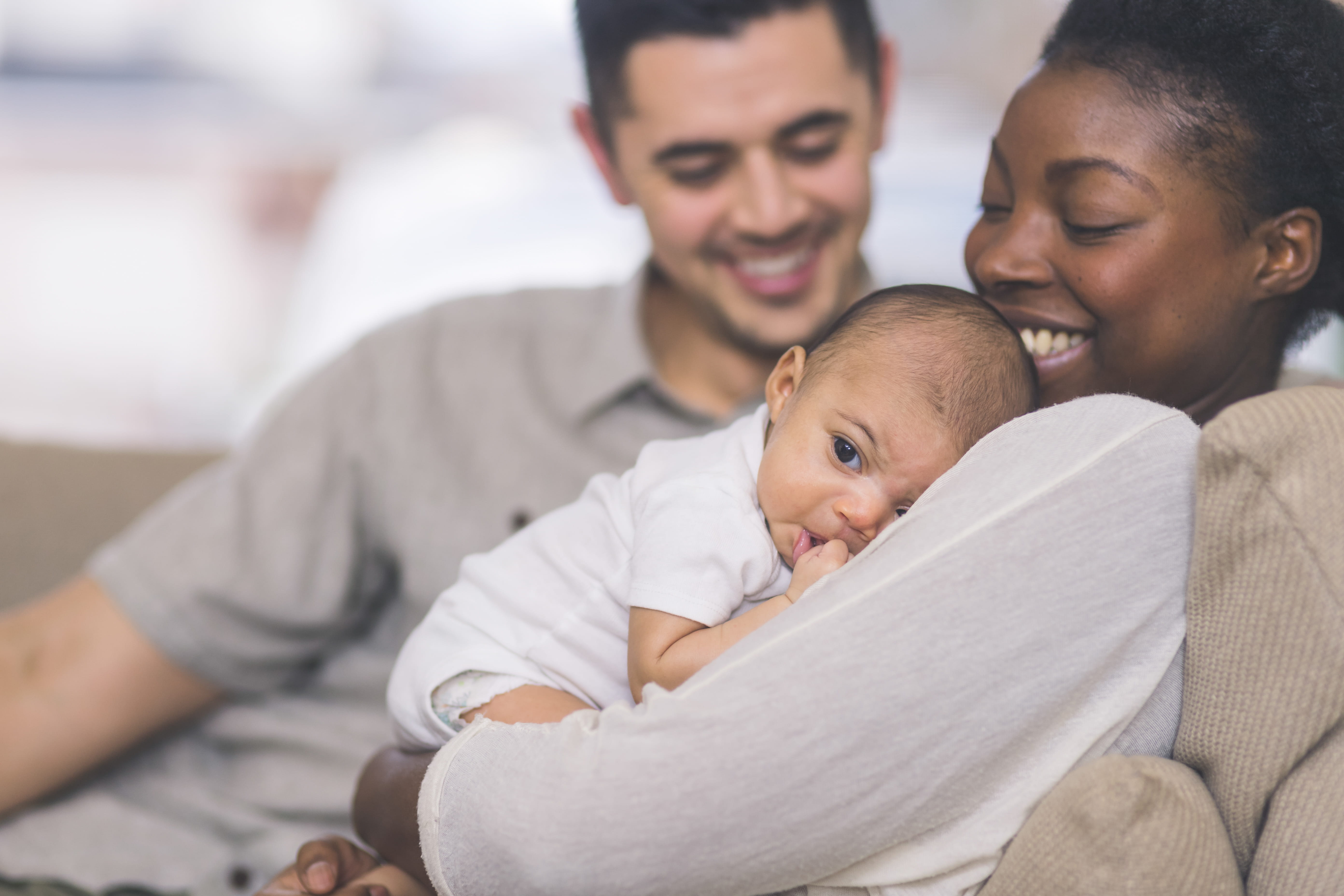 couple with baby