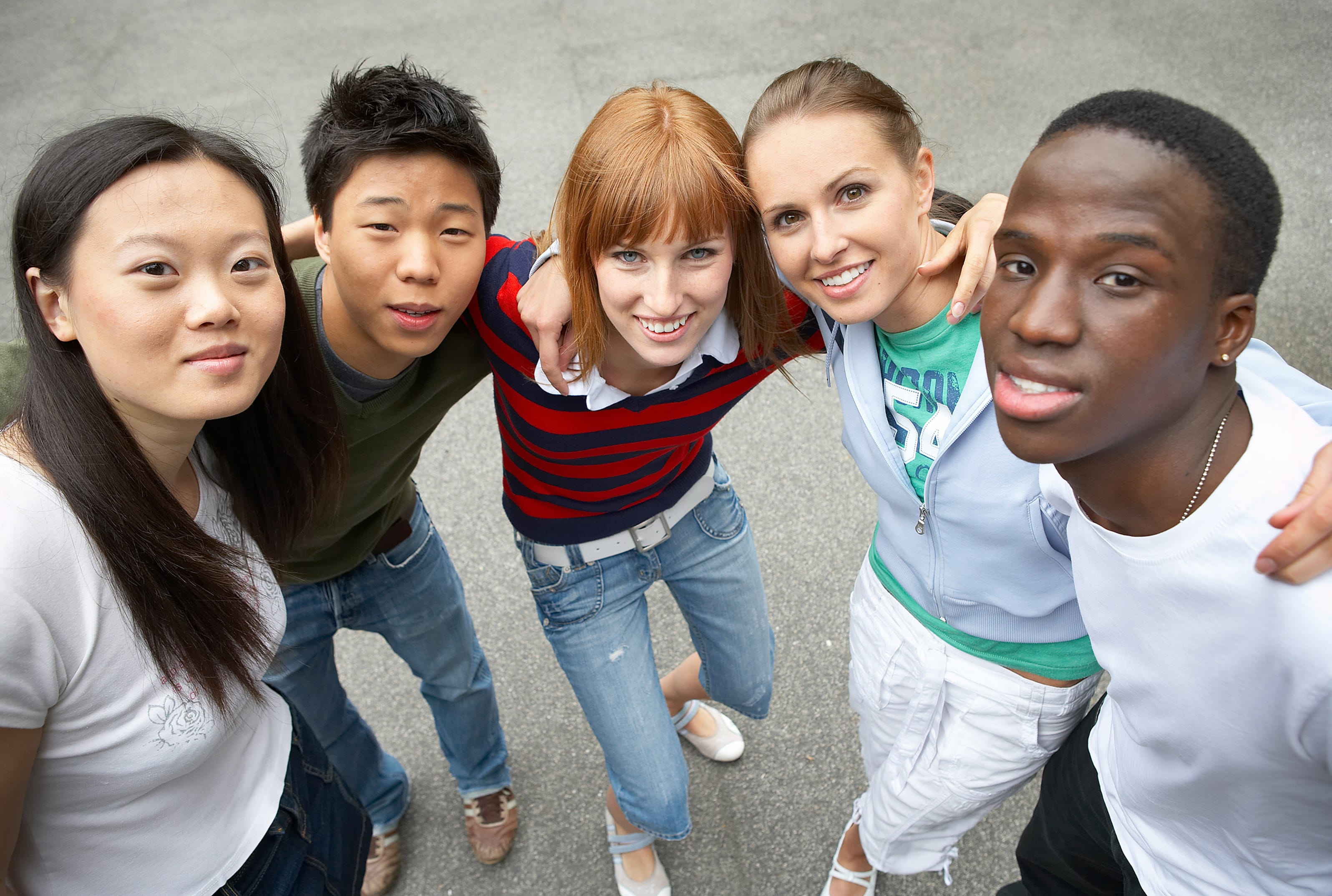 gathering of teens 