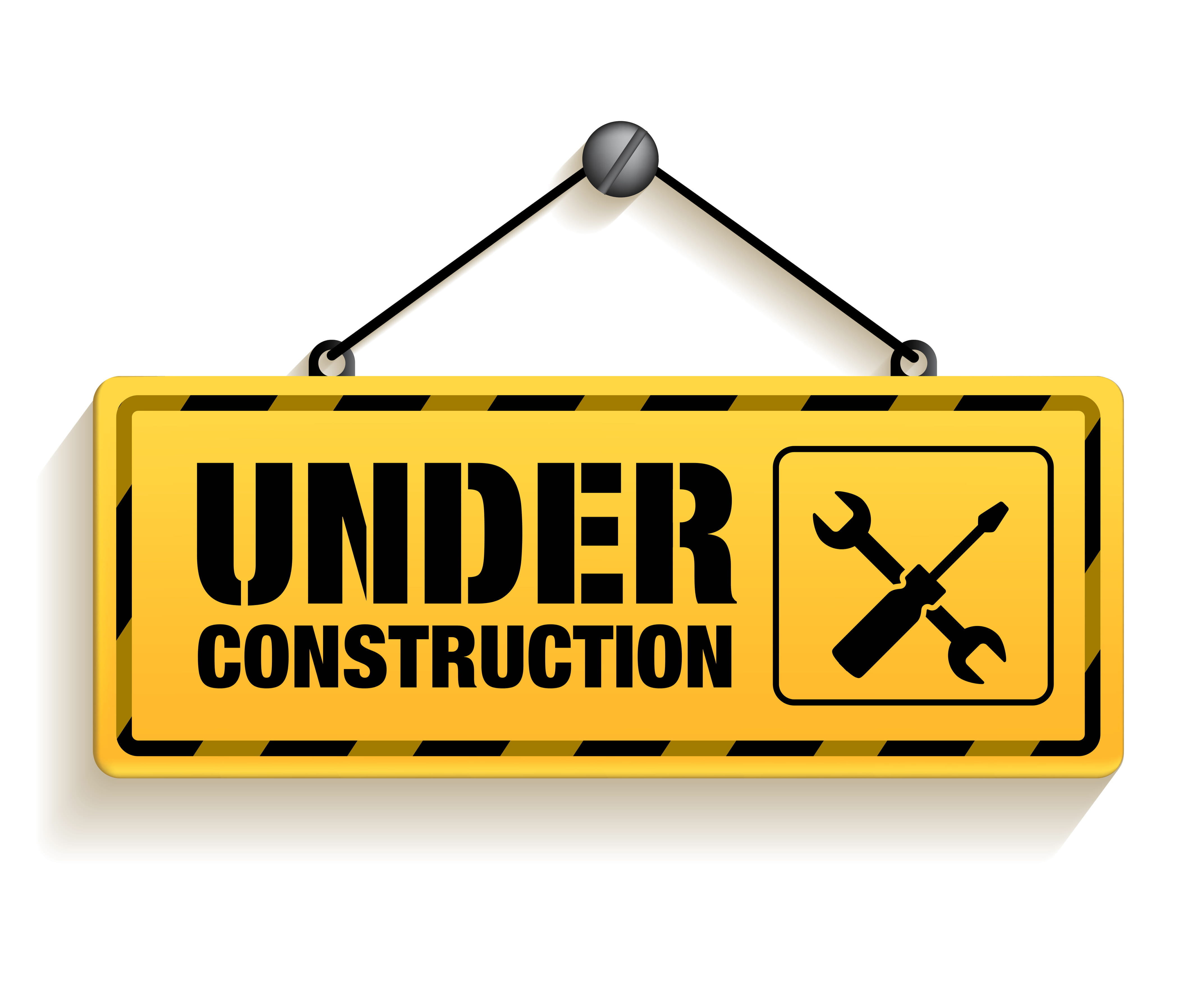 Under Construction sign