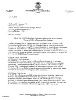 FY 2015 Geospatial Utility Infrastructure Data Exchange