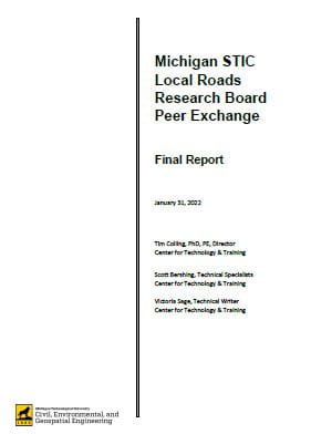 LRRB Peer Exchange Report Cover