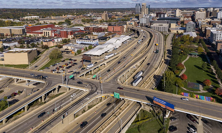 US-131 from M-11 (28th St) to I-196 in Grand Rapids.