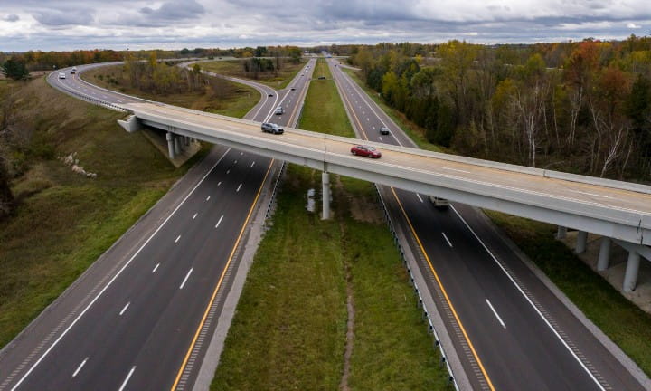 WB I-196 in Allegan County.