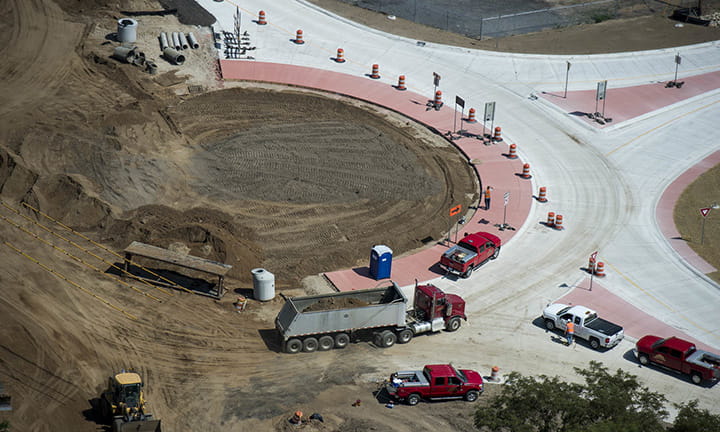 Roundabout Construction