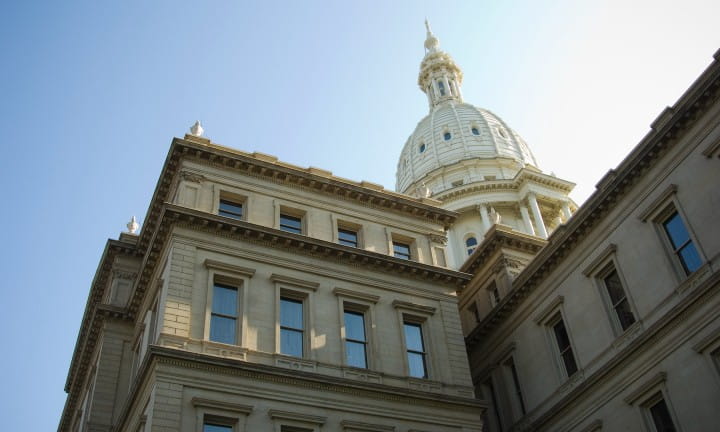 Michigan State Capitol building.