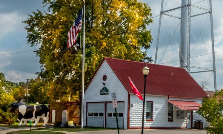 The Elsie village township hall.