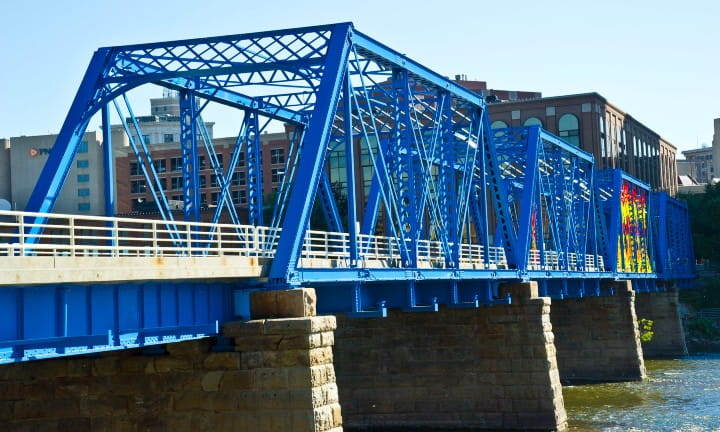 Grand Rapids bridge.