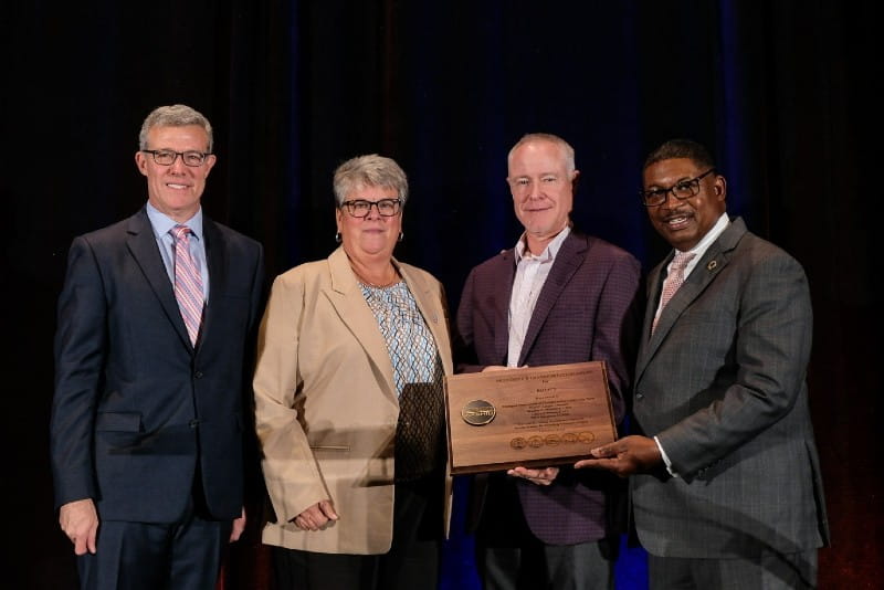 MDOT presented the 2022 President’s Transportation Award for work in equity and building partnerships with Historically Black Colleges and Universities.