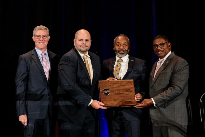 MDOT presented the 2022 President’s Transportation Award for work in equity and building partnerships with Historically Black Colleges and Universities.