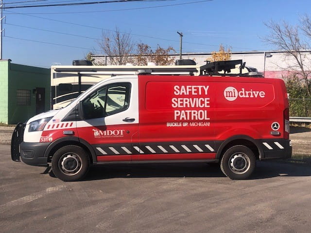Safety Service Patrol vehicle.