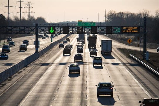 I-96 Flex route operations during am/pm traffic congestion.