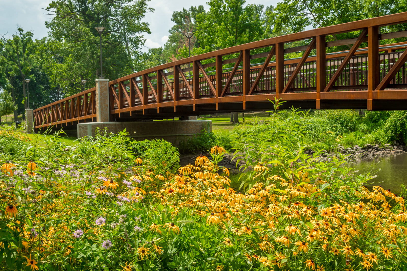 TAP project Dodge Park Bridge over Clinton River Sterling Heights.