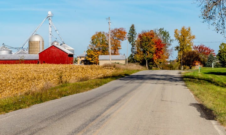 Townhall Road in Ionia County.