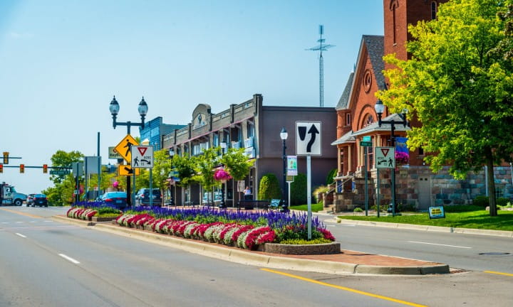 Street view of US-12 /Michigan Ave. in Saline